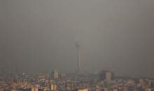 وضعیت قرمز هوای جنوب تهران در روز بارانی