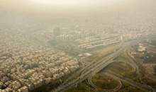 هشدار انباشت آلاینده‌ها در مرکز و جنوب تهران