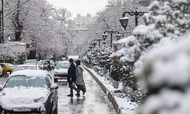 بارش برف و باران در نقاط مختلف کشور