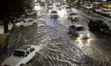 رگبار شدید باران در ۲۴ استان