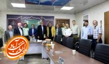 دیدار رئیس کلانتری 130 نازی آباد با معتمدین محل
